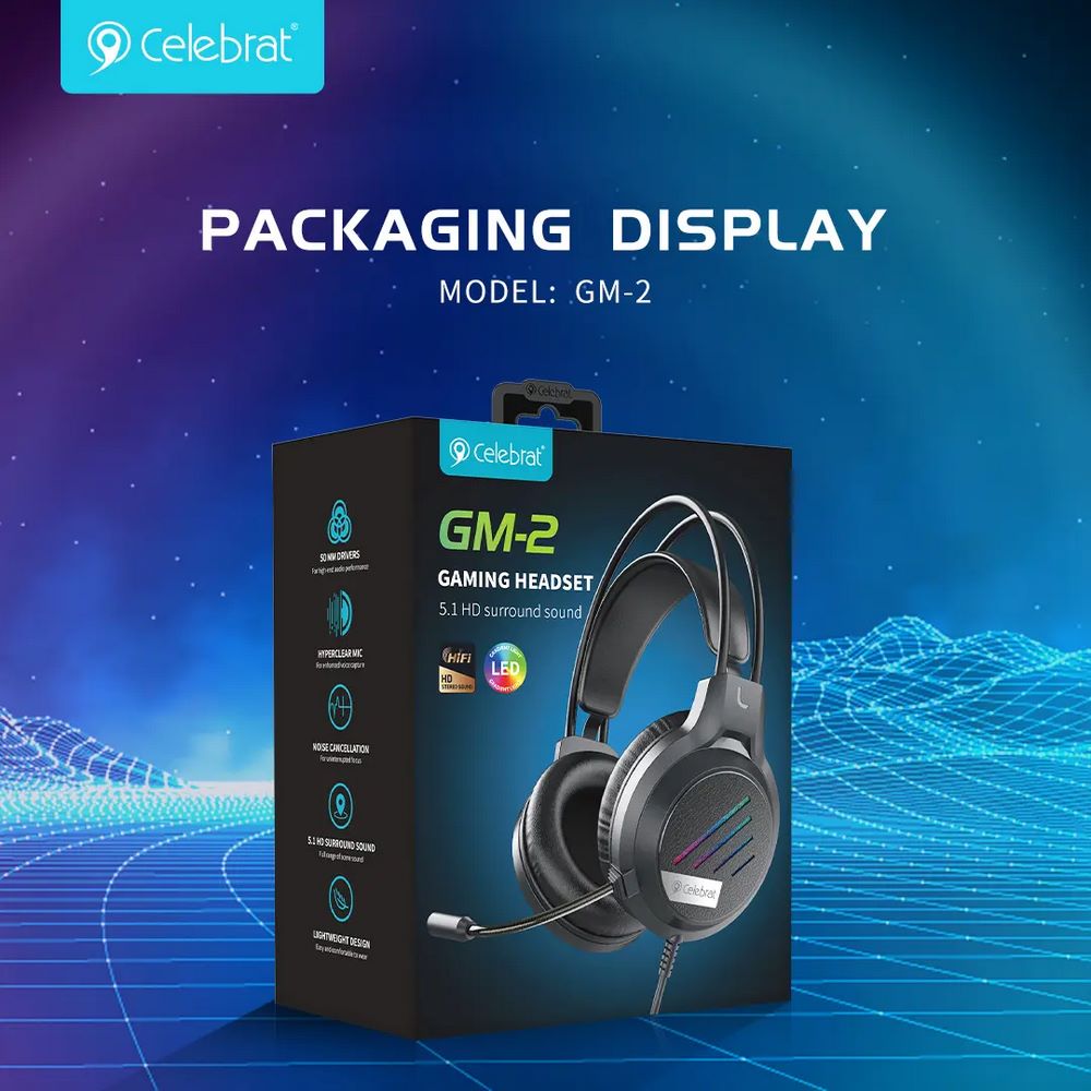 هدست گیمینگ سیمی CELEBRATE GM-2