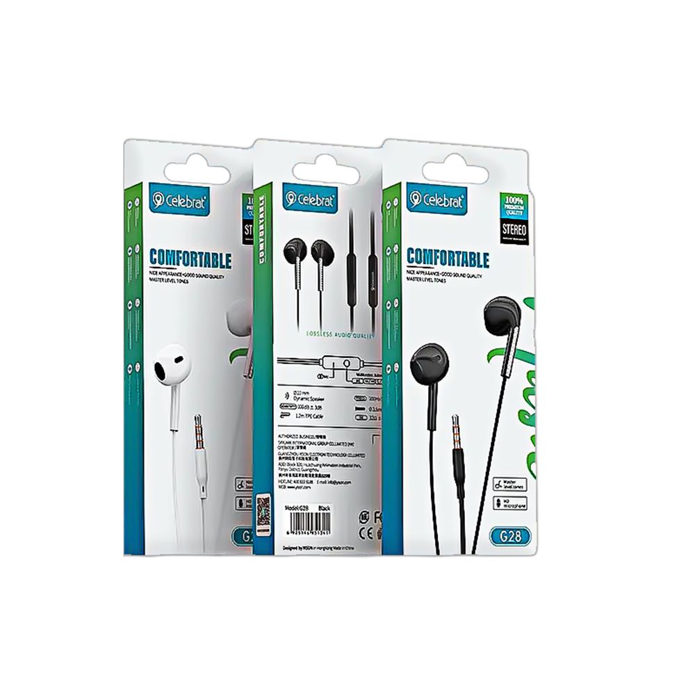 هندزفری سیمی اورجینال CELEBRATE G28