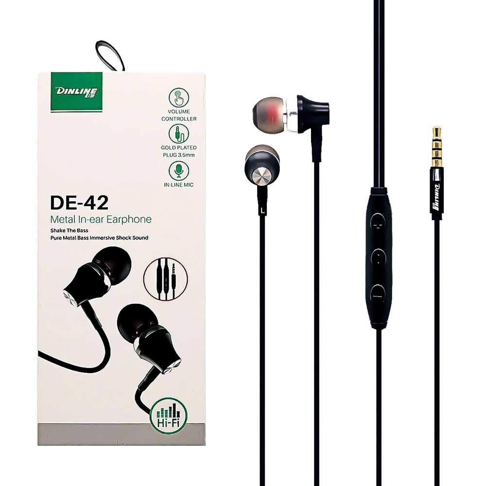 هندزفری سیمی DINLINE DE-42