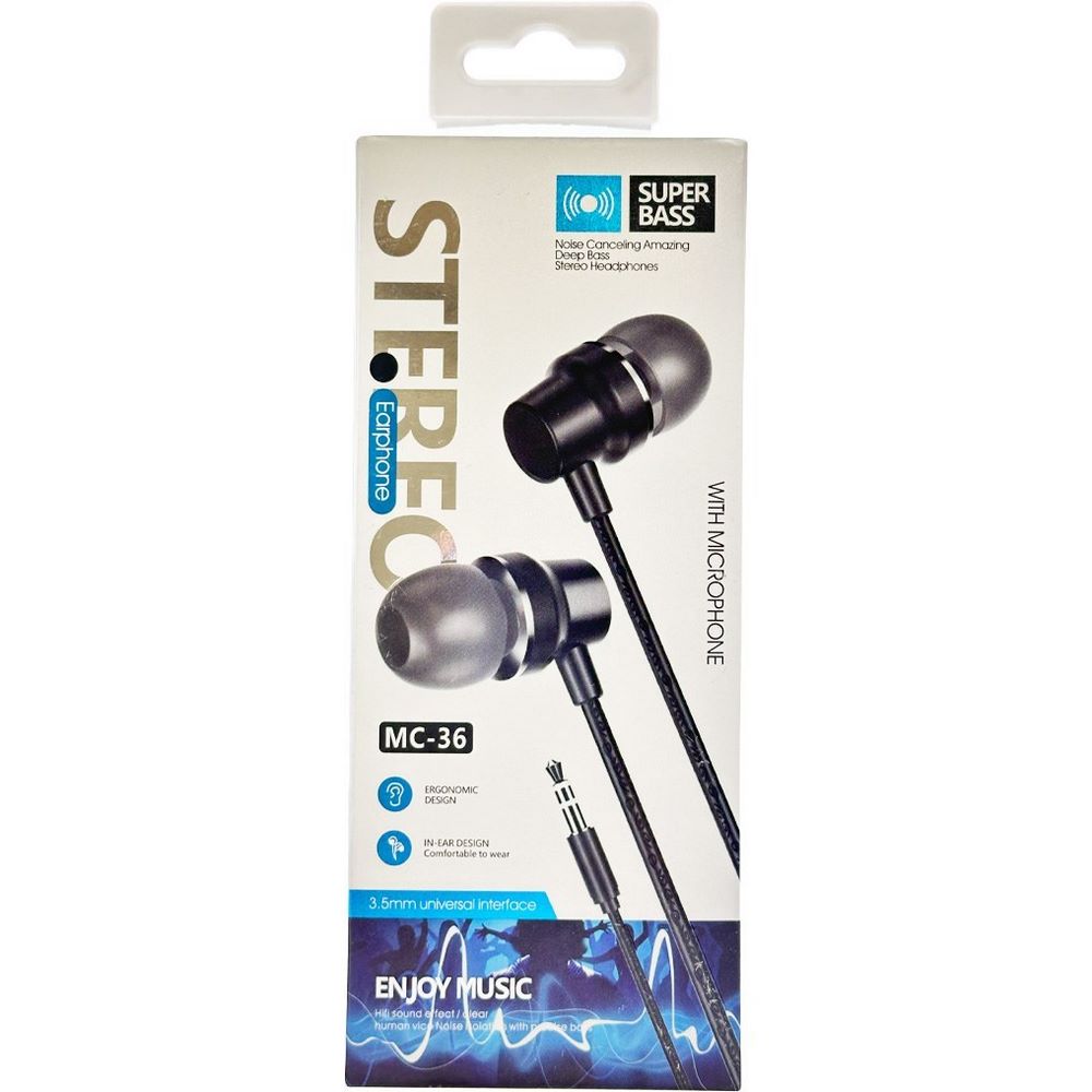 هندزفری سیمی SUPER BASS MC-36