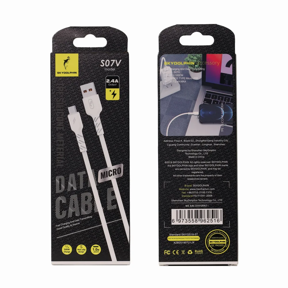 کابل شارژر SKY DOLPHIN S07V