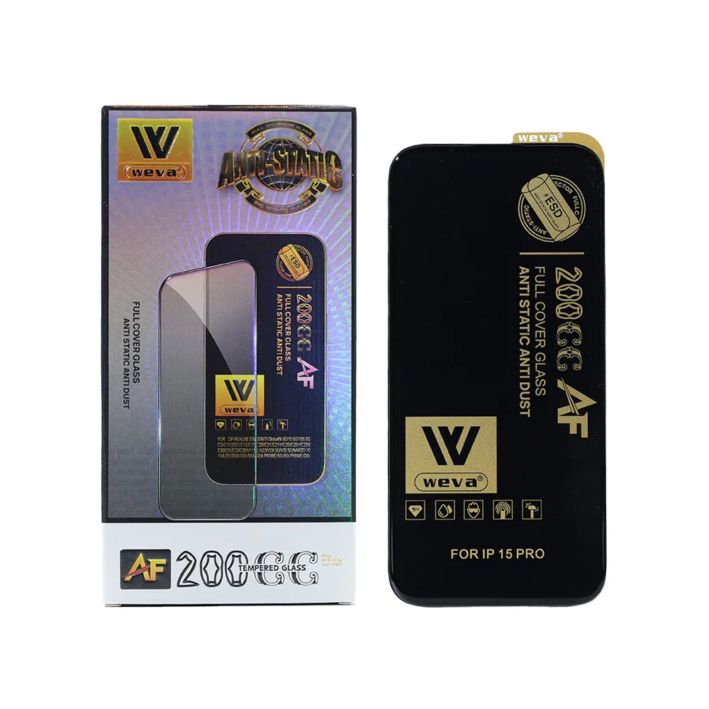 گلس WEVA AF مدل آیفون 15PRO