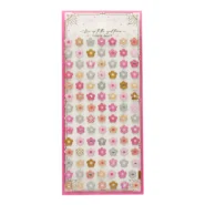 برچسب فانتزی طرح قلب/پاپیون/گل