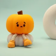 چراغ خواب سیلیکونی اورجینال کدو تنبل