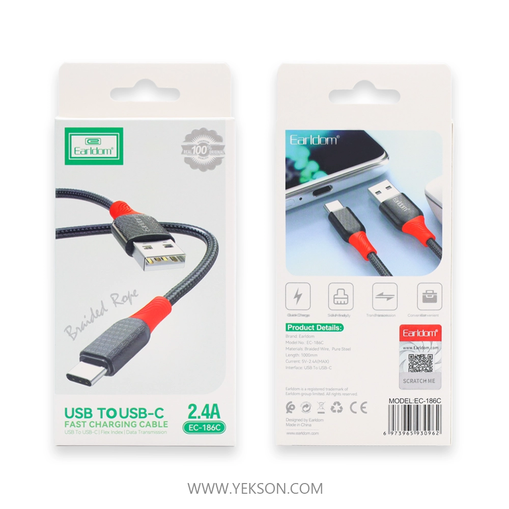 کابل شارژ Earldom EC-186C