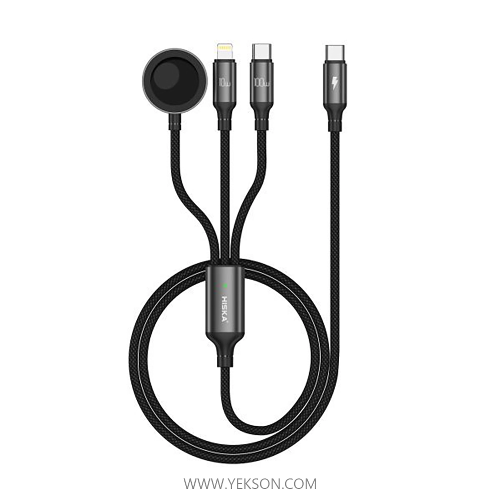 کابل شارژ سه کاره هیسکا LX-31