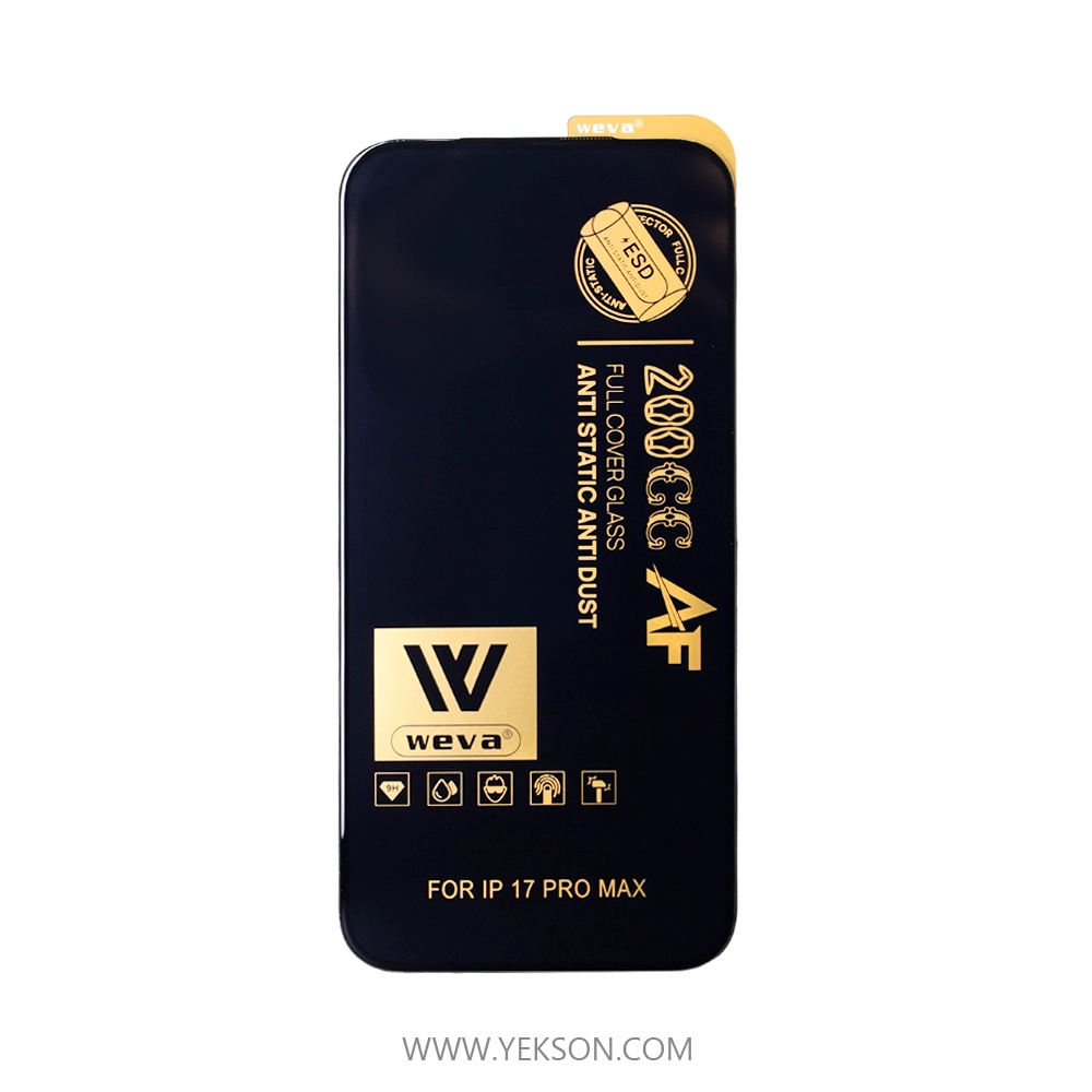 گلس WEVA AF مدل آیفون 17PRO MAX