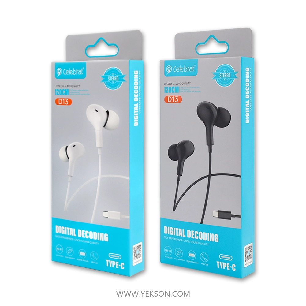هندزفری سیمی تایپ سی سلبریت مدل D13