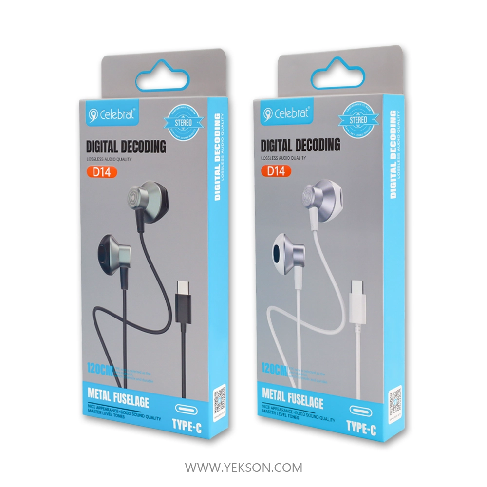 هندزفری سیمی تایپ سی سلبریت مدل D14