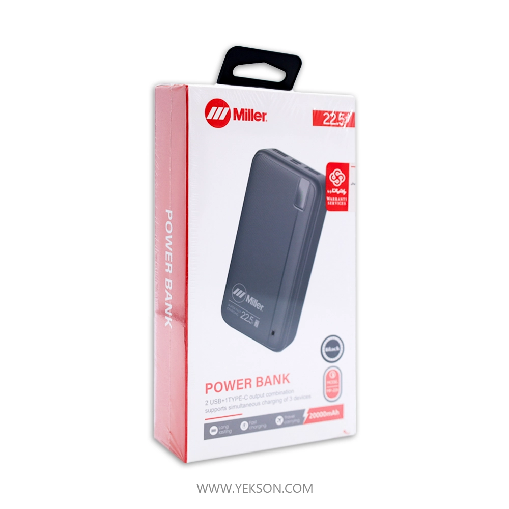 پاوربانک (PD و فست شارژ) Miller 22.5W 20000mAh مدل MP-226 پاوربانک (PD و فست شارژ) Miller 22.5W 20000mAh مدل MP-226