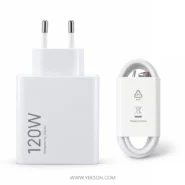 شارژردیواری ۱۲۰وات شیائومی _مدل MYD-14-EE. دوپین سرجعبه +کابل اورجینال