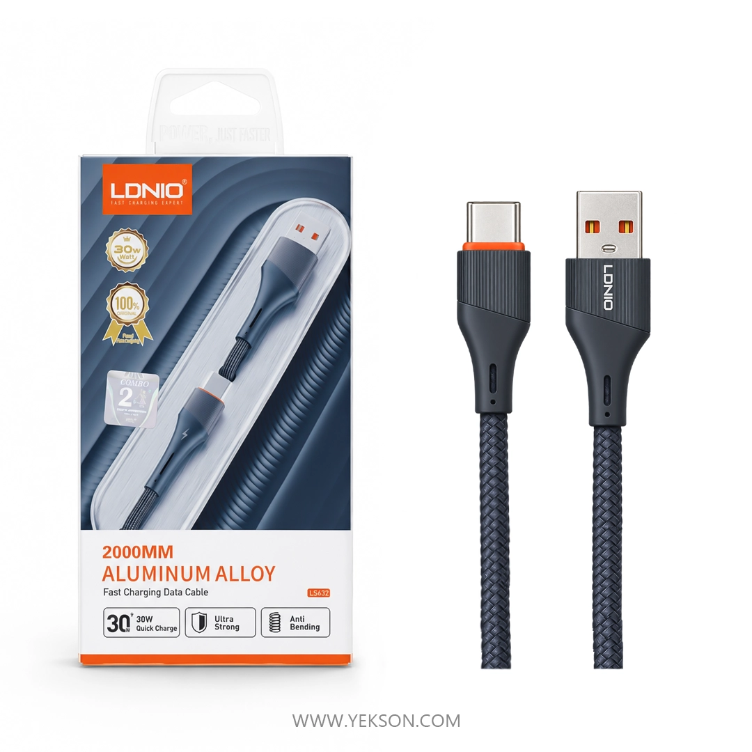 400633 (profile) کابل شارژ تایپ سی الدینیو مدل LS632